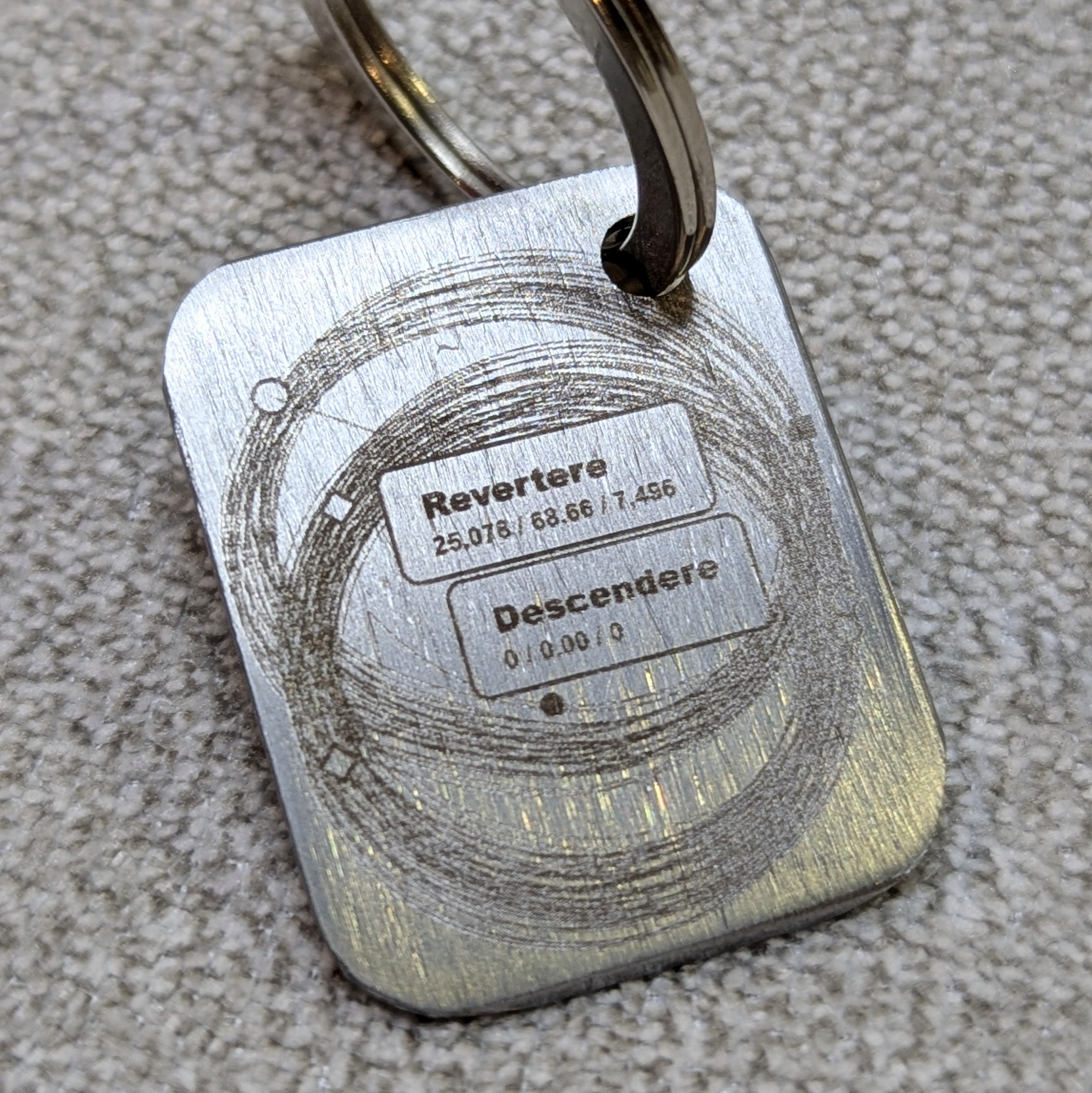 Engraved Life-Signature Key Chain - Image 2