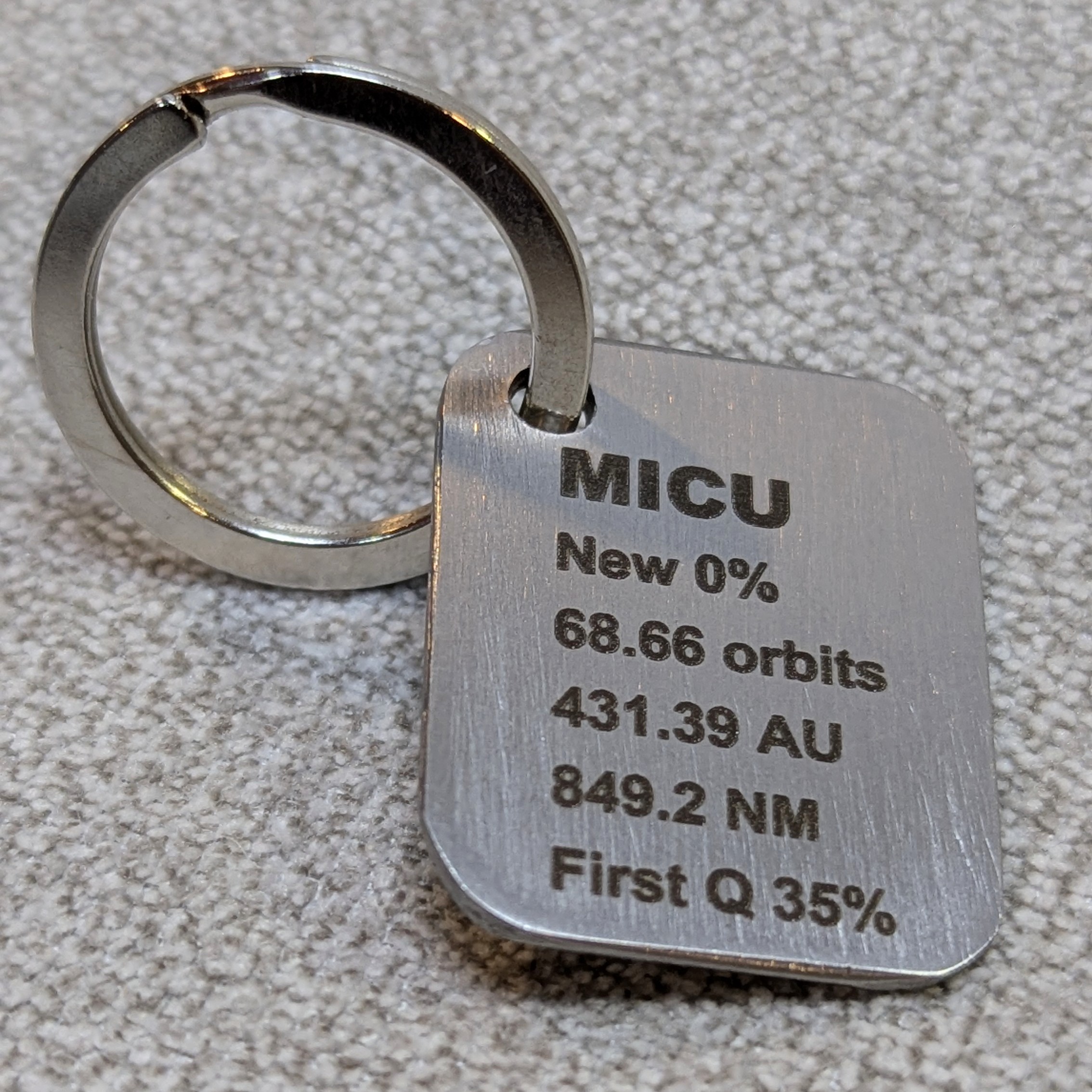 Engraved Life-Signature Key Chain - Image 3