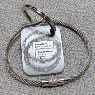 Engraved Life-Signature Key Chain