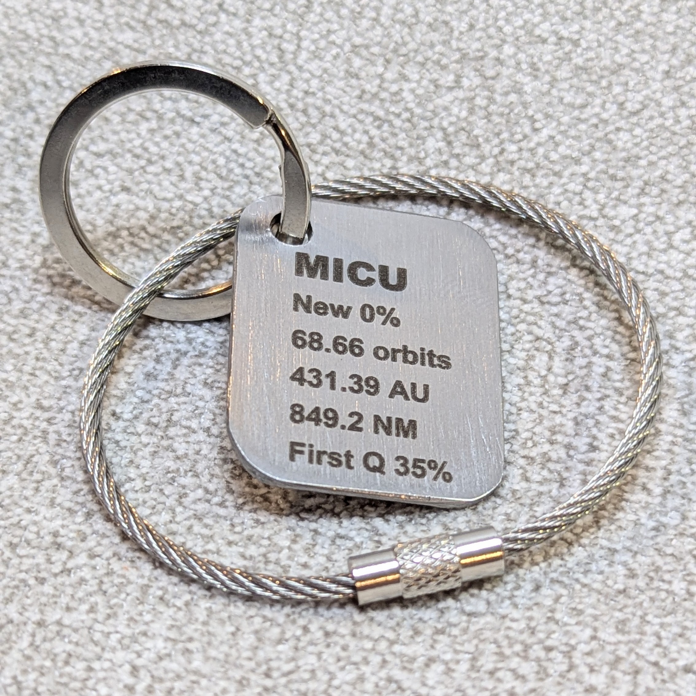 Engraved Life-Signature Key Chain - Image 4